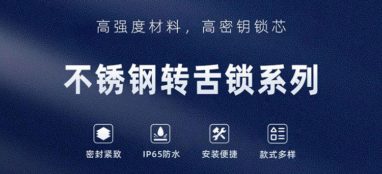 產(chǎn)品推介 | 高防護(hù)不銹鋼轉(zhuǎn)舌鎖，滿足工業(yè)環(huán)境關(guān)鍵應(yīng)用需求